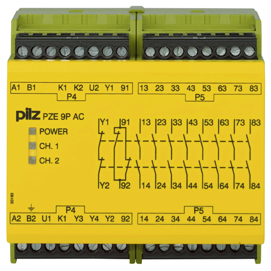 787148 New PILZ PZE 9P C 24VACDC 24-240VACDC 8n/o 1n/c